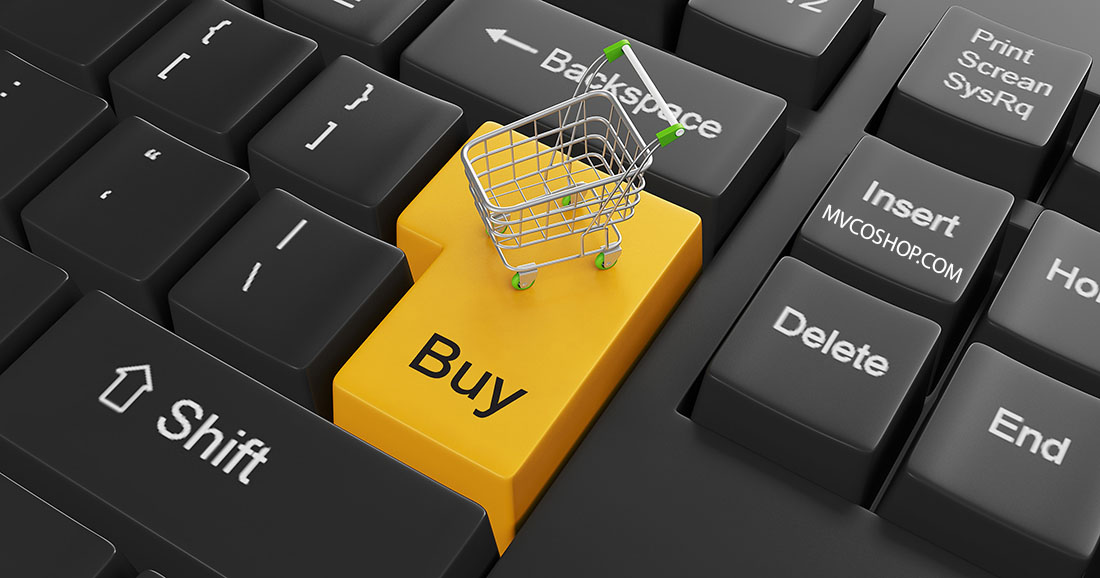ecoomerce shopping cart and buy button